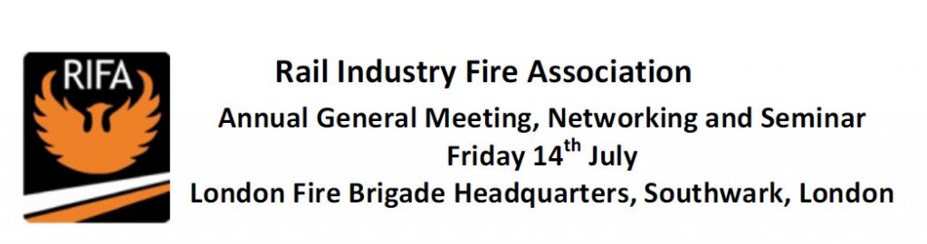 Rail Industry Fire Association ANNUAL MEETING