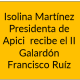 𝑰𝒔𝒐𝒍𝒊𝒏𝒂 𝑴𝒂𝒓𝒕𝒊́𝒏𝒆𝒛 Presidenta de APICI  recibió  el 𝑰𝑰 𝑮𝒂𝒍𝒂𝒓𝒅𝒐́𝒏 𝑭𝒓𝒂𝒏𝒄𝒊𝒔𝒄𝒐 𝑹𝒖𝒊́𝒛 en el transcurso del II Congreso Técnico Nacional de Protección Contra Incendios que ha contado con el apoyo  de APICI